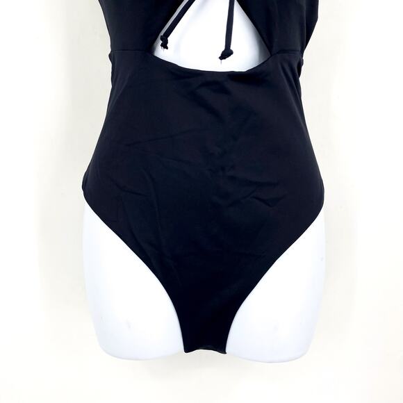 PRANA Women's Ruby Beach One-Piece Swimsuit Large Black Stretch UPF 50+ NWT - Picture 6 of 12